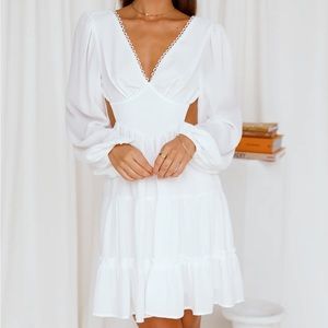 Hello Molly white dress (XS)